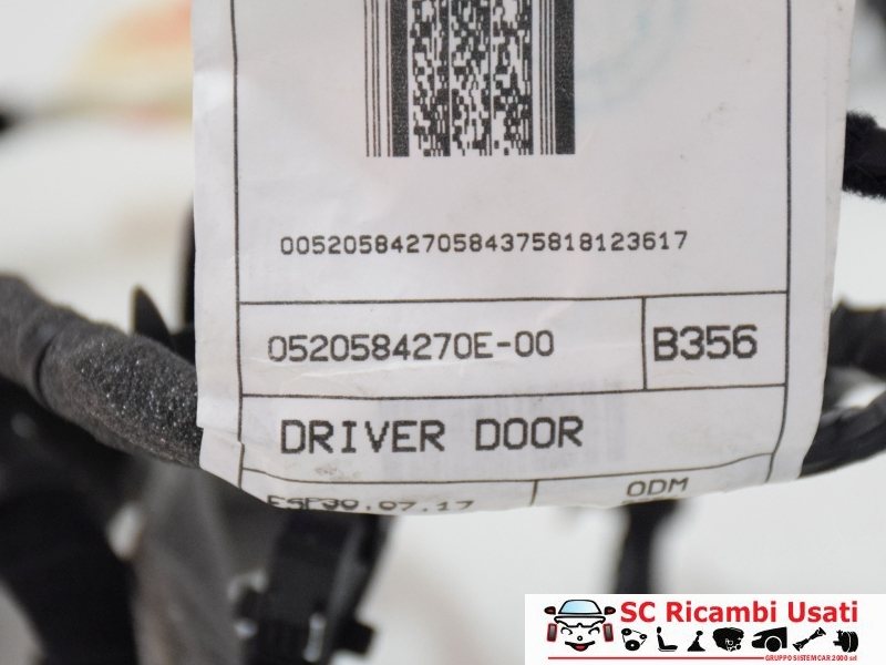 Cablaggio Porta Anteriore Sinistra Fiat Tipo 52058427 - 02683 Cablaggio Porta Anteriore Sinistra Fiat Tipo 52058427 - 02683