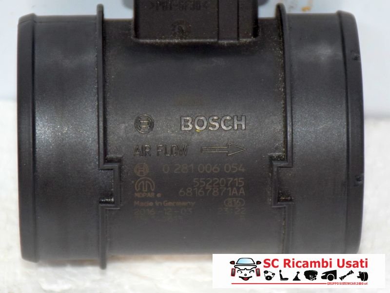 Debimetro Fiat Alfa Jeep Multijet 0281006054 55220715 - 02872