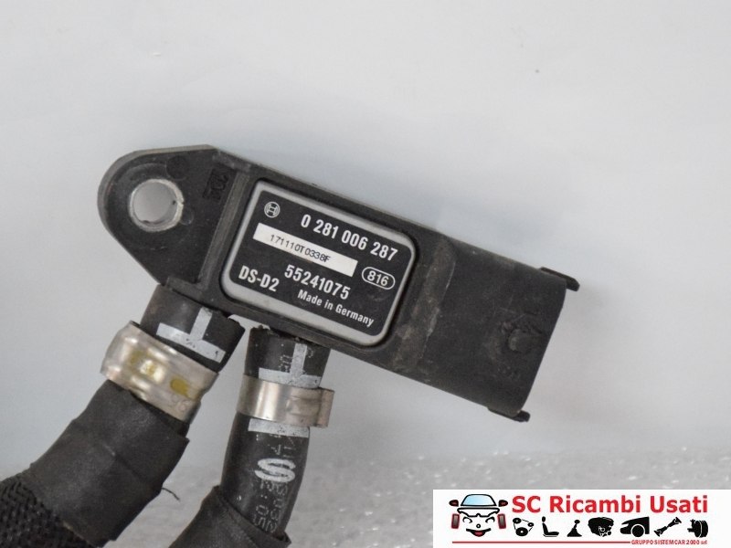 Sensore Pressione Gas Di Scarico Fiat Doblo 1.6 55241075 - 03014 Sensore Pressione Gas Di Scarico Fiat Doblo 1.6 55241075 - 03014
