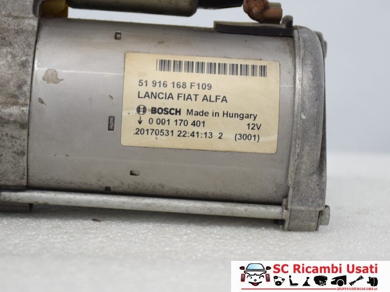 Motorino Avviamento Fiat 500 Benzina 51916168 - 03035 Motorino Avviamento Fiat 500 Benzina 51916168 - 03035