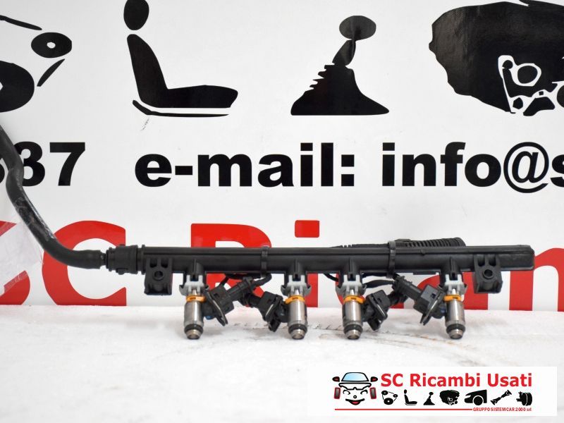 Flauto Iniettori Fiat 500 1.2 Benzina 55195806 77363790 - 03052