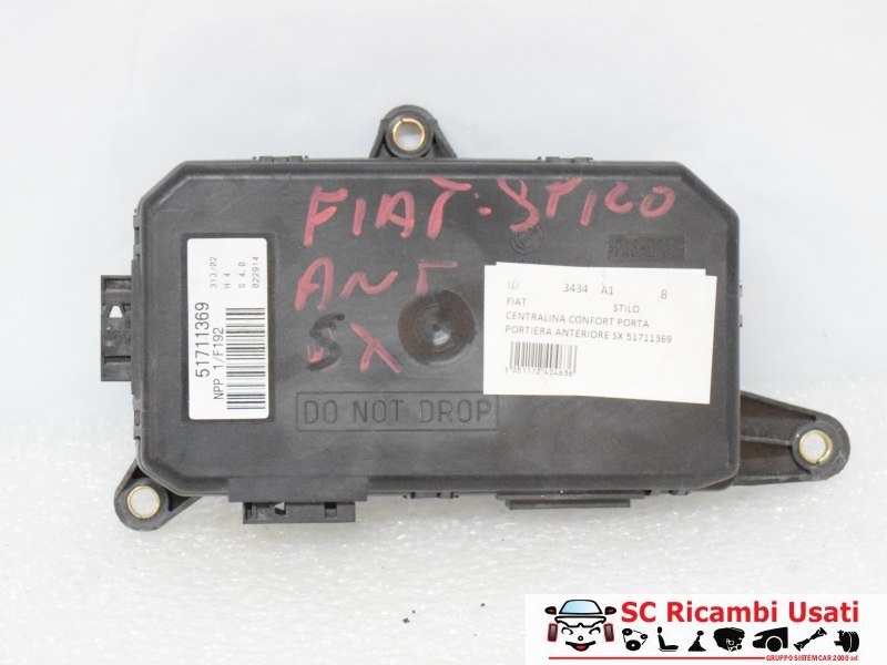 Centralina Porta Anteriore Sinistra Fiat Stilo 51711369 - 03434