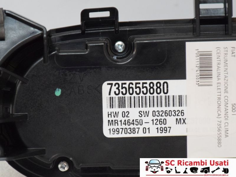 Centralina Gruppo Comandi Clima Fiat 500l 2018 735655880 735688420 - 03715 Centralina Gruppo Comandi Clima Fiat 500l 2018 735655880 735688420 - 03715