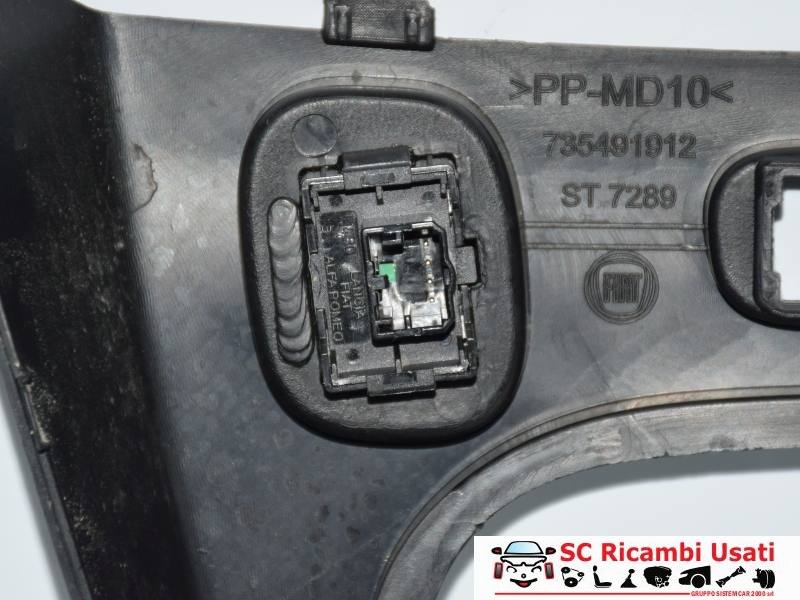 Pulsantiera Alzavetro Fiat New Panda 735536759 735536760 - 04079