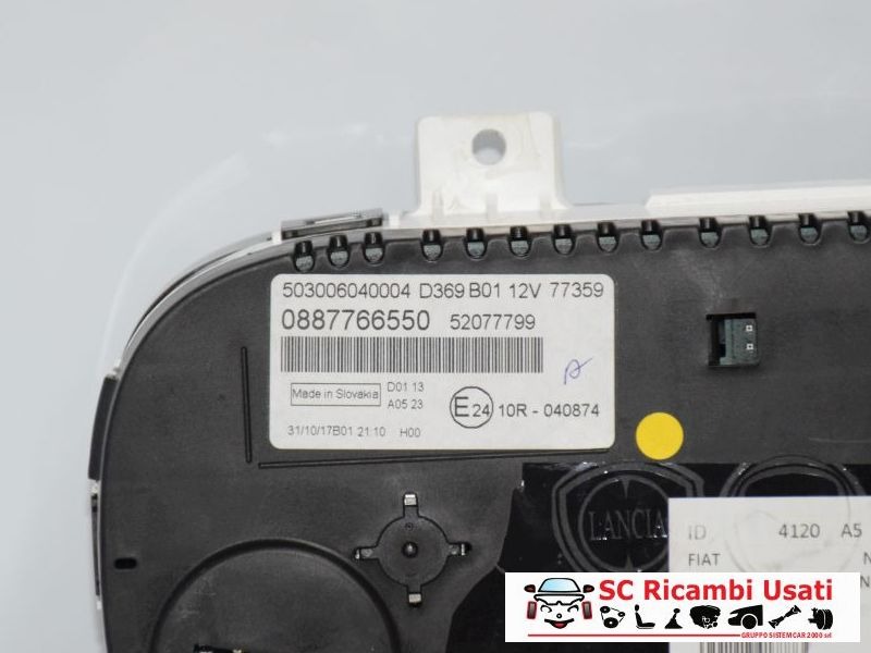 Quadro Strumenti Fiat New Panda 900 Twinair 52077799 - 04120