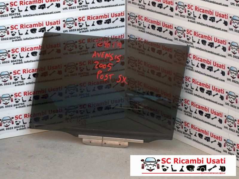 Vetro Posteriore Sinistro Toyota Avensis Sw - 04745 Vetro Posteriore Sinistro Toyota Avensis Sw - 04745