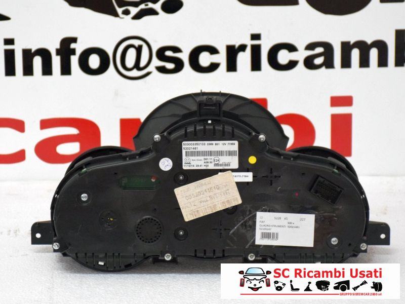 Quadro Strumenti Fiat 500x Benzina 52021461 - 05228 Quadro Strumenti Fiat 500x Benzina 52021461 - 05228