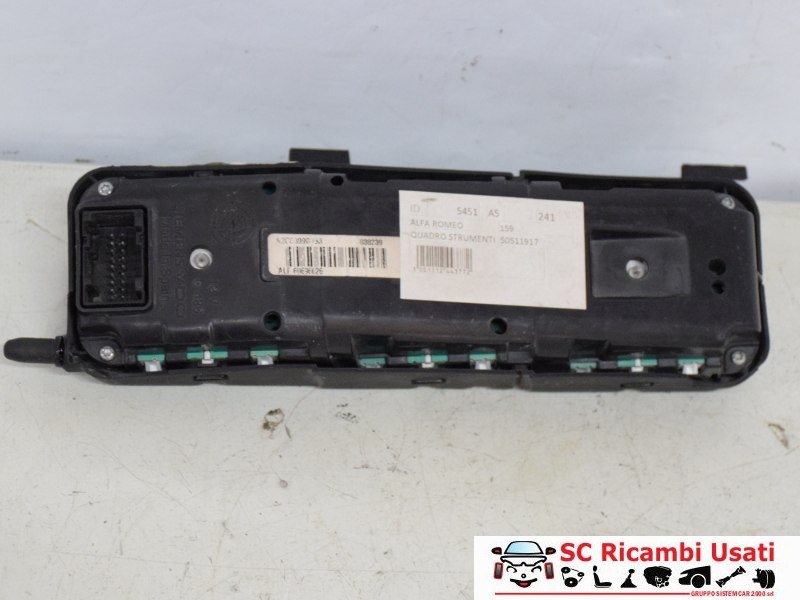Quadro Strumenti Alfa Romeo 159 60696626 - 05451 Quadro Strumenti Alfa Romeo 159 60696626 - 05451