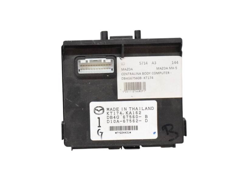 Body Computer Abarth 124 Spider DB4G67560B KT174 - 05714 Body Computer Abarth 124 Spider DB4G67560B KT174 - 05714