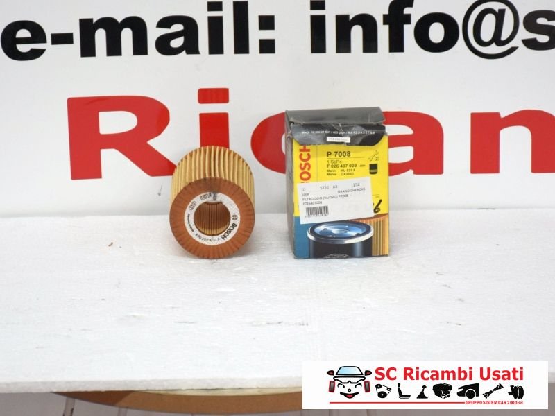 Filtro Olio Jeep Grand Cherokee Nuovo P7008 F026407008 - 05720
