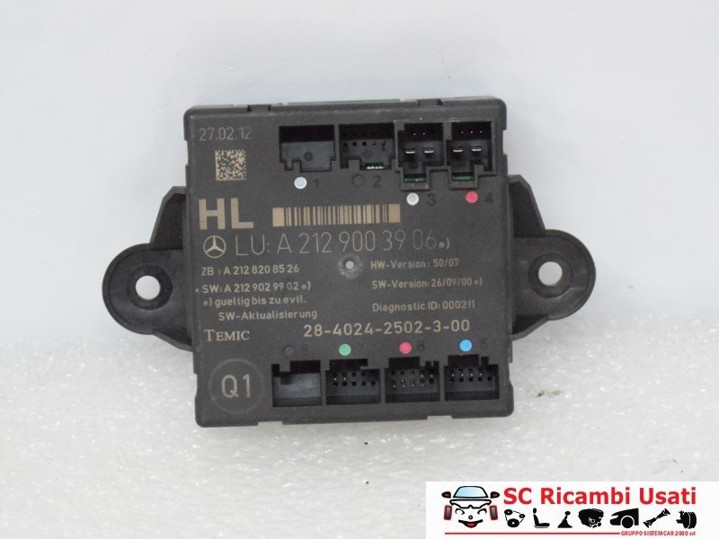 Centralina Porta Posteriore Sx Mercedes Classe C A2129003906 - 05845