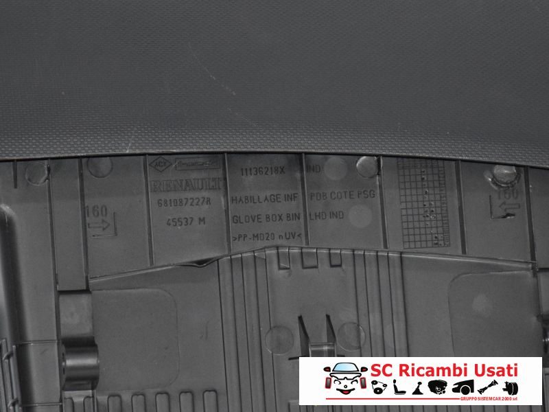 Cassetto Vano Portaoggetti Dx Renault Clio 4 681087227R - 06010 Cassetto Vano Portaoggetti Dx Renault Clio 4 681087227R - 06010