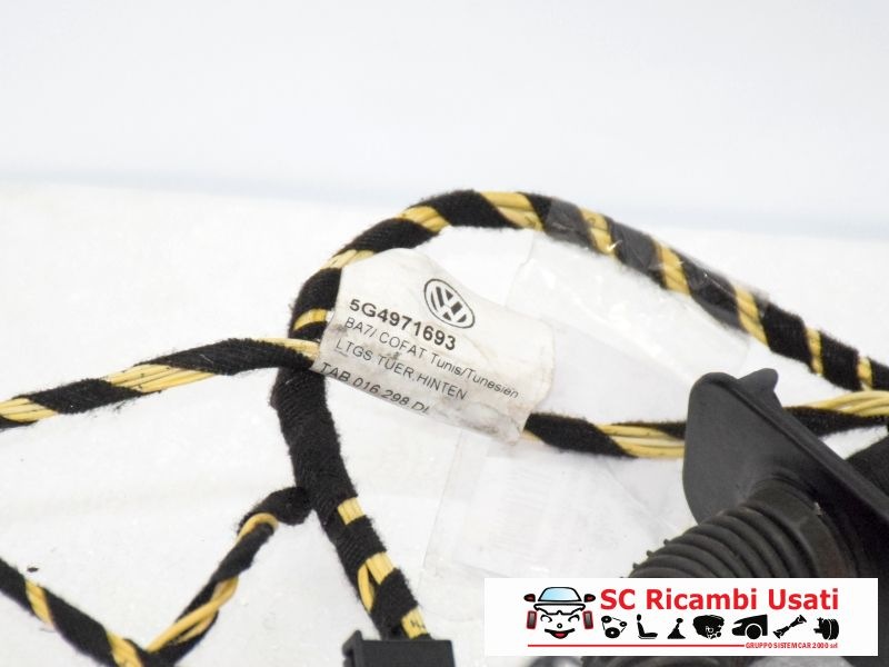 Cablaggio Porta Posteriore Sinistra Vw Golf 7 5G4971693T - 06127