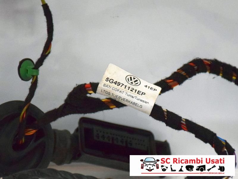 Cablaggio Porta Anteriore Destra Vw Golf 7 5G4971121EP - 06128 Cablaggio Porta Anteriore Destra Vw Golf 7 5G4971121EP - 06128