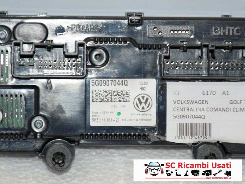 Centralina Gruppo Comandi Clima Volkswagen Golf 7 5G0907044Q - 06170