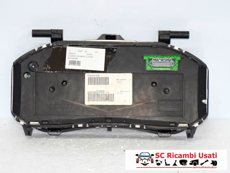 Quadro Strumenti Renault Clio 3 1.5 Dci 8201060299 - 06329 Quadro Strumenti Renault Clio 3 1.5 Dci 8201060299 - 06329