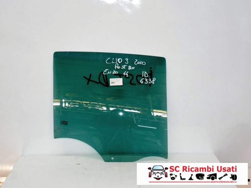 Vetro Posteriore Destro Renault Clio 3 - 06338 Vetro Posteriore Destro Renault Clio 3 - 06338
