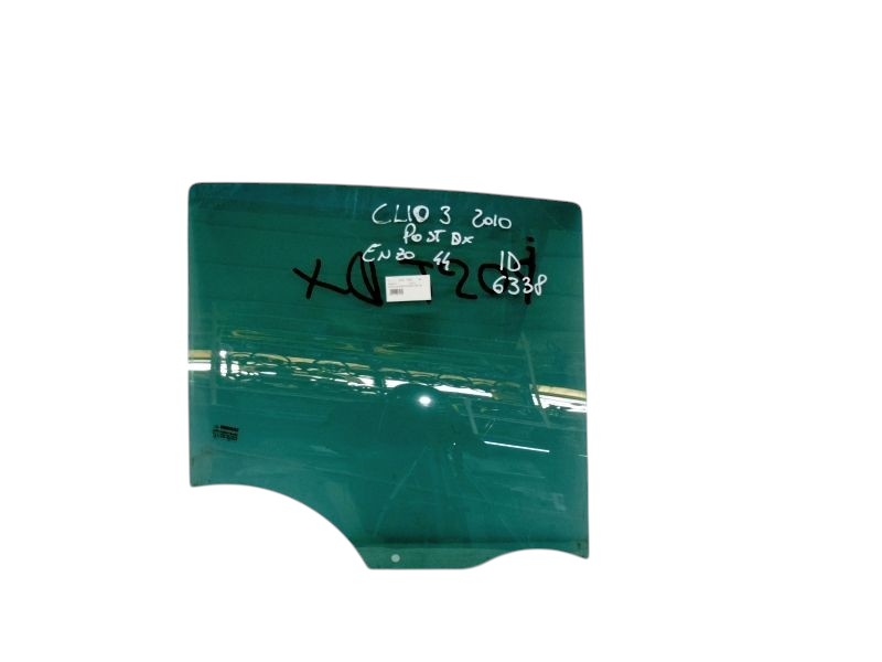 Vetro Posteriore Destro Renault Clio 3 - 06338 Vetro Posteriore Destro Renault Clio 3 - 06338
