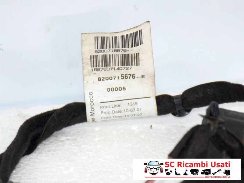 Cablaggio Porta Posteriore Destra Renault Clio 3 8200715676 - 06347