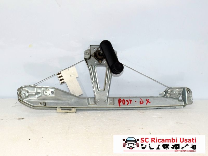 Alzavetro Manuale Posteriore Destro Renault Clio 3 8200291155 - 06386