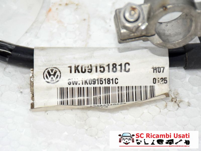 Cavo Negativo Batteria Volkswagen Golf 6 2010 1K0915181C - 06507