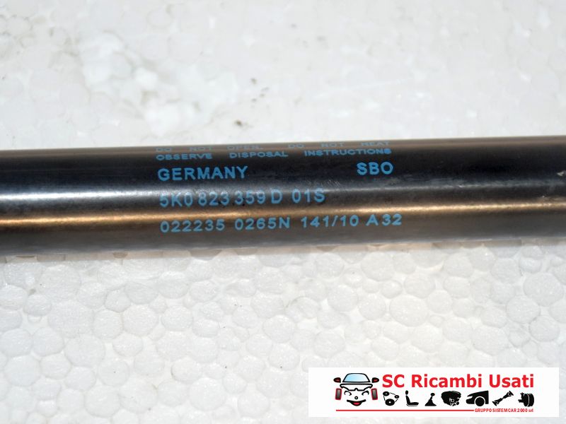 Molla A Gas Cofano Anteriore Vw Golf 6 5K0823359D - 06522