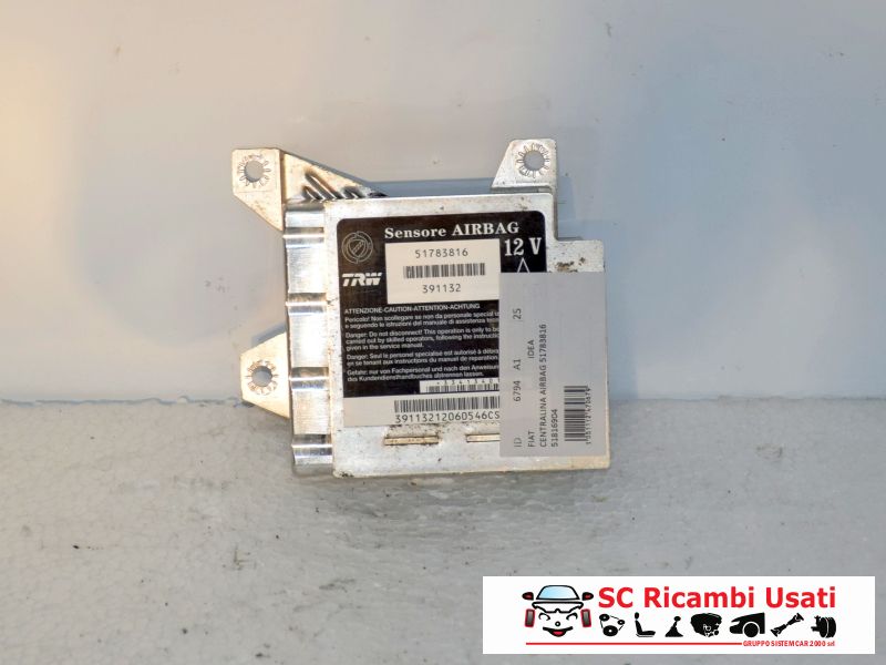 Centralina Airbag Fiat Idea 51783816 51816904 - 06794 Centralina Airbag Fiat Idea 51783816 51816904 - 06794