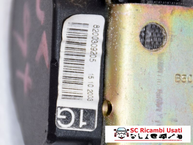 Cintura Di Sicurezza Anteriore Sx Renault Scenic 8200309205 - 07404