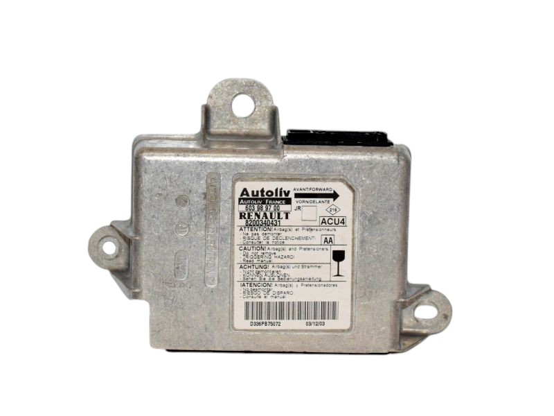 Centralina Airbag Renault Scenic 8200340431 - 07416 Centralina Airbag Renault Scenic 8200340431 - 07416