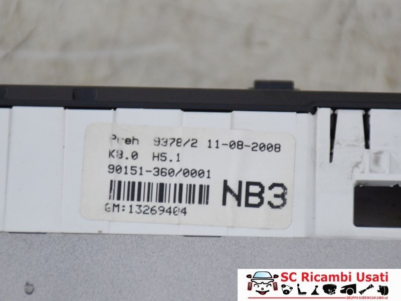 Centralina Comandi Clima Opel Zafira 13269404 - 08914 Centralina Comandi Clima Opel Zafira 13269404 - 08914