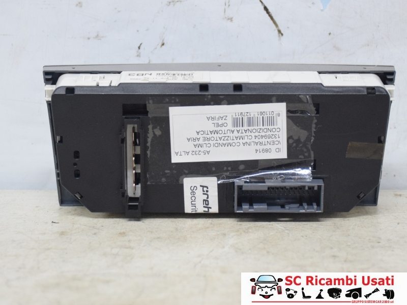 Centralina Comandi Clima Opel Zafira 13269404 - 08914 Centralina Comandi Clima Opel Zafira 13269404 - 08914