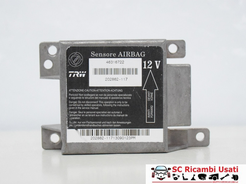 CENTRALINA AIRBAG FIAT Coupé 2° Serie 46316722 (96>00)