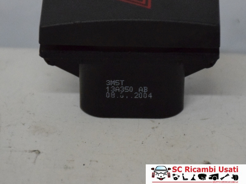 3M5T13A50AB 3M5T13A50AB PULSANTE QUATTRO 4 FRECCE FORD C - Max Serie diesel