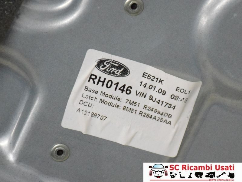 MOTORINO ALZAVETRO POSTERIORE DESTRA FORD C - Max Restyling 7M5T14B534CD (07>10)