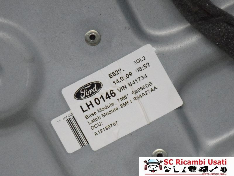 MECCANISMO ALZAVETRO POST. SX FORD C - Max Restyling 7M5T14B534AD (07>10)