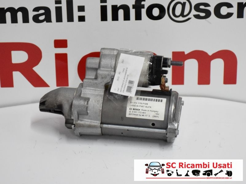 51916170 MOTORINO D' AVVIAMENTO FIAT Tipo Serie (357) Berlina diesel