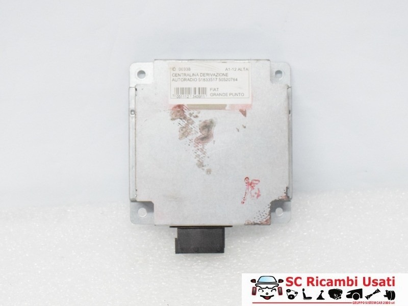 CENTRALINA AUTORADIO FIAT Grande Punto 1&deg; Serie 50520764 (05>08)
