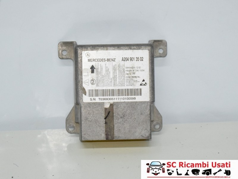 CENTRALINA AIRBAG MERCEDES Classe C Berlina W203 2° Serie A2049013502 (04>07)
