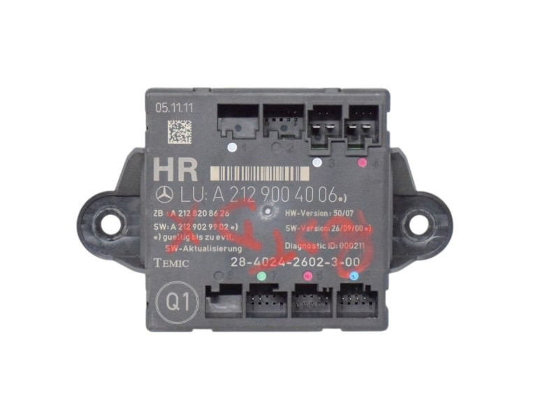 CENTRALINA PORTA POSTERIORE DX MERCEDES Classe C Berlina W204 2° Serie A2129004006 (11>)