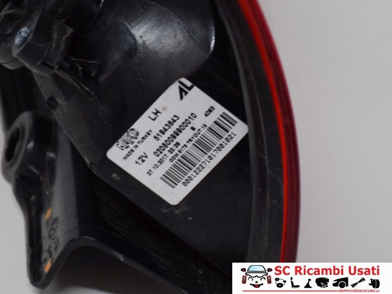 STOP FANALE POSTERIORE SINISTRO FIAT Panda 3° Serie 51843643 (12>)