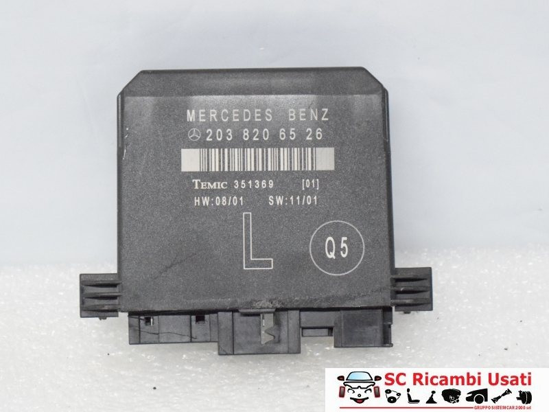 CENTRALINA PORTA POSTERIORE SX MERCEDES Classe C Berlina W203 A2038206526 (00>04)