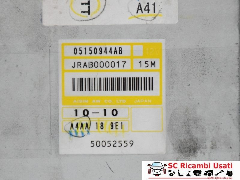 CENTRALINA CONTROLLO CAMBIO AUTOMATICO FIAT 124 Spider Serie (348) 50053306 benzina (16>)