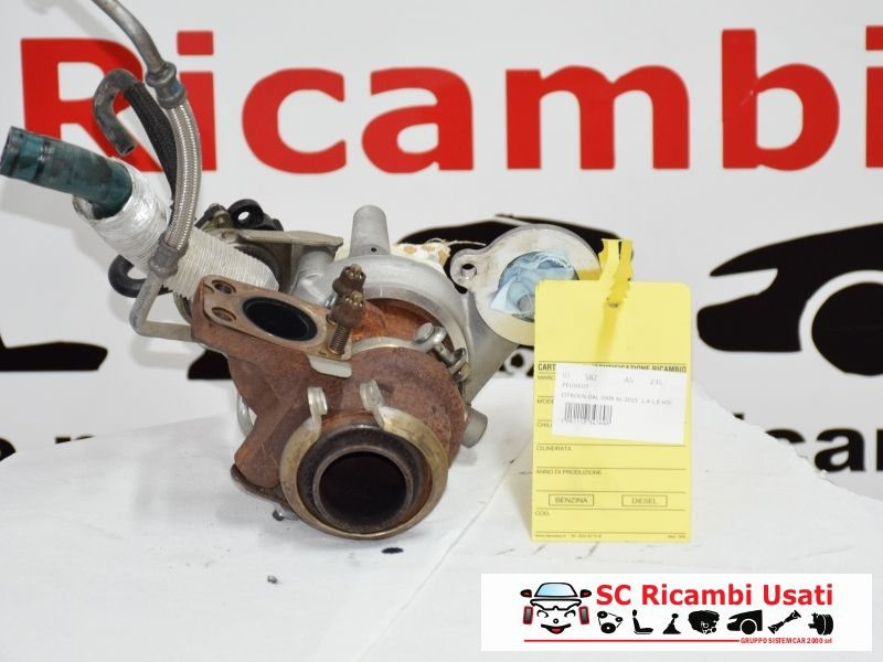 TURBINA CITROEN Berlingo 2&deg; Serie 9673283680 diesel (02>08)