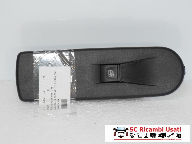 809602454R 809602454R PULSANTE ALZAVETRO ANTERIORE DX RENAULT Clio Serie IV diesel