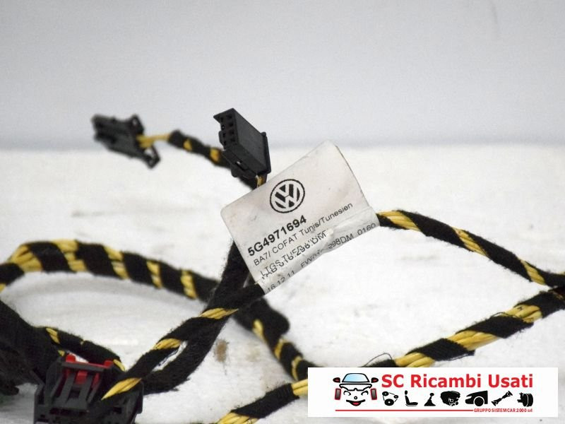 CABLAGGIO PORTA POSTERIORE DESTRA VOLKSWAGEN Golf 7 Berlina 5G4971694T (12>)