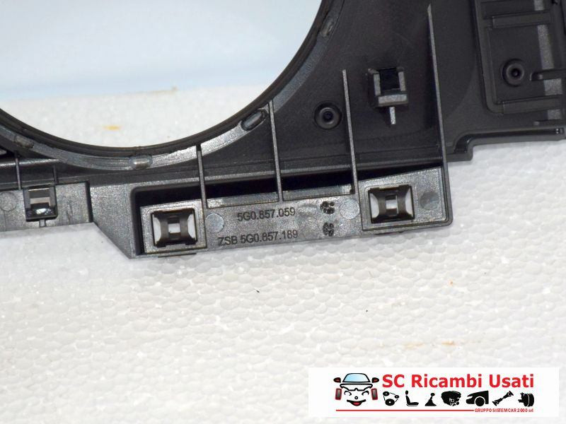 COVER QUADRO STRUMENTI CON PULSANTIERA VOLKSWAGEN Golf 7 Berlina 5G0857059 (12>)