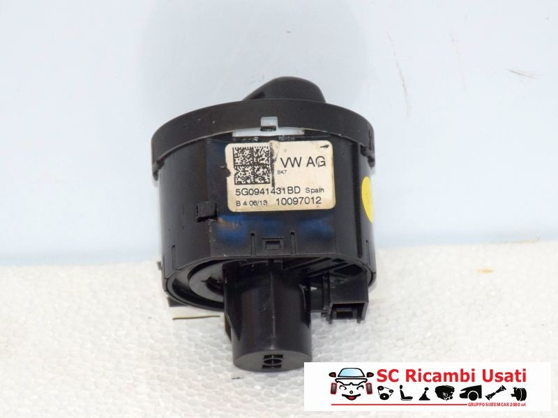 PULSANTE REGOLAZIONE ALTEZZA FARI VOLKSWAGEN Golf 7 Berlina 5G0941431BD (12>)