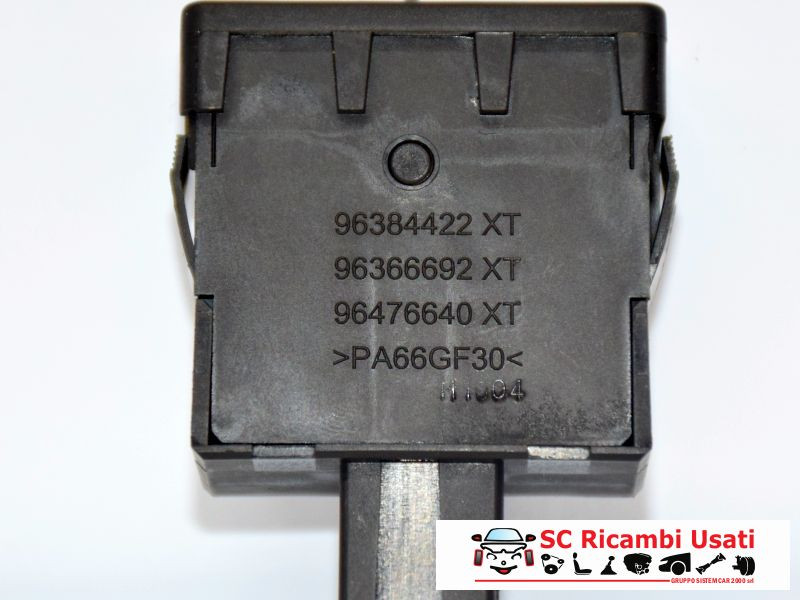 PULSANTE REGOLAZIONE ALTEZZA FARI PEUGEOT 207 2° Serie 96384422XT (09>)