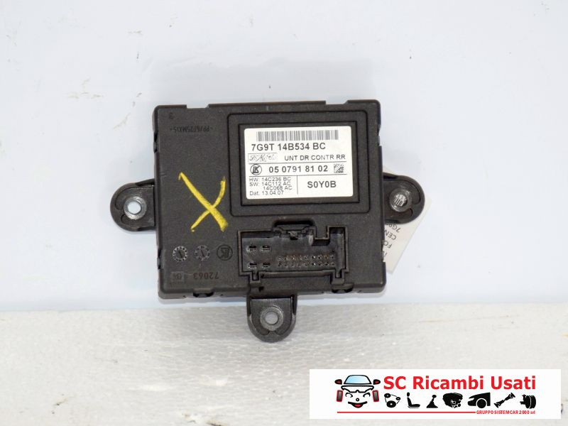 CENTRALINA PORTA POSTERIORE SX FORD S - Max Serie 7G9T14B534BC (06>14)