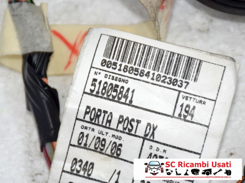 PORTIERA POSTERIORE DESTRA FIAT Croma 3° Serie 51805841 (07>)